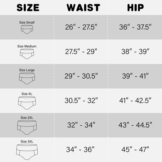 SILENT DAY Leakproof Period Underwear for Women 3 pack Mid Waist Heavy Flow Period Panties for Teens