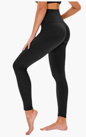 CHARMKING High Waisted Leggings Pants Women's Tummy Control Yoga Pant  Workout Running Legging-Reg&Plus Size (02 Black/Dark Grey/Navy, Small)